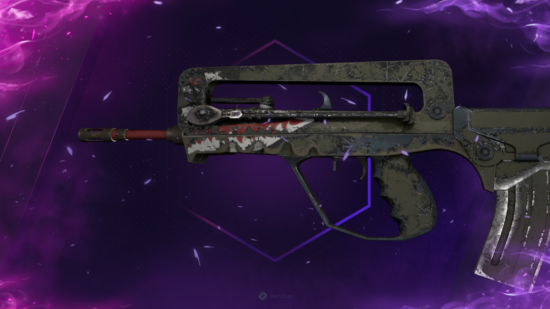 FAMAS | Spitfire (Battle-Scarred)