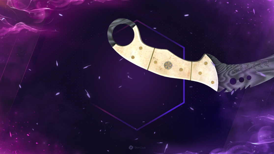 ★ StatTrak™ Talon Knife | Damascus Steel (Minimal Wear)