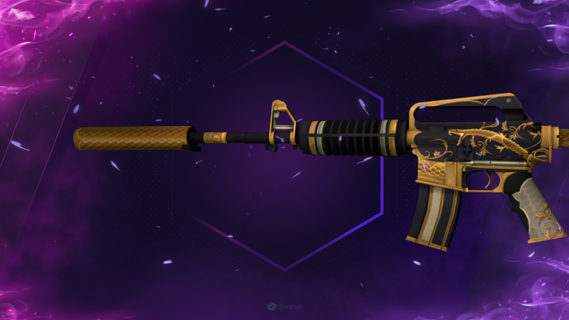 M4A1-S | Golden Coil (Minimal Wear)