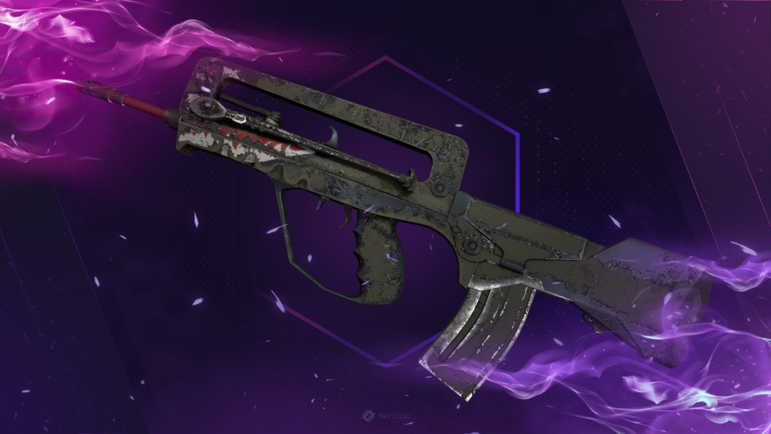 FAMAS | Spitfire (Battle-Scarred)