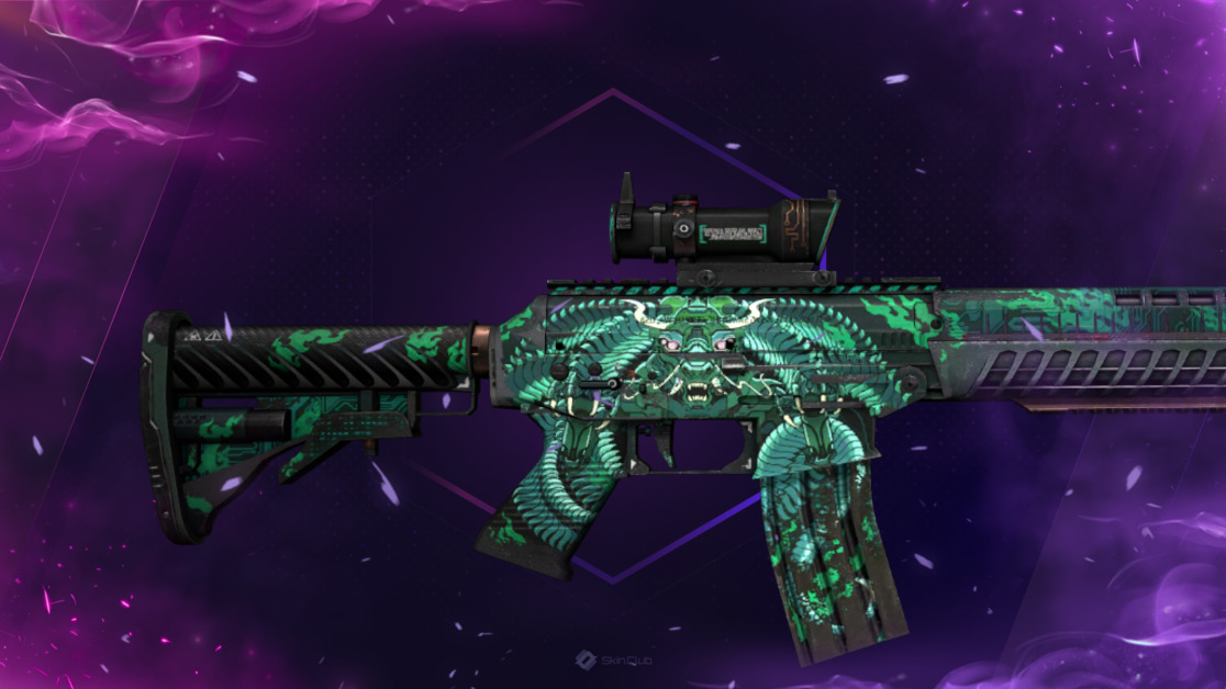 SG 553 | Dragon Tech (Well-Worn)
