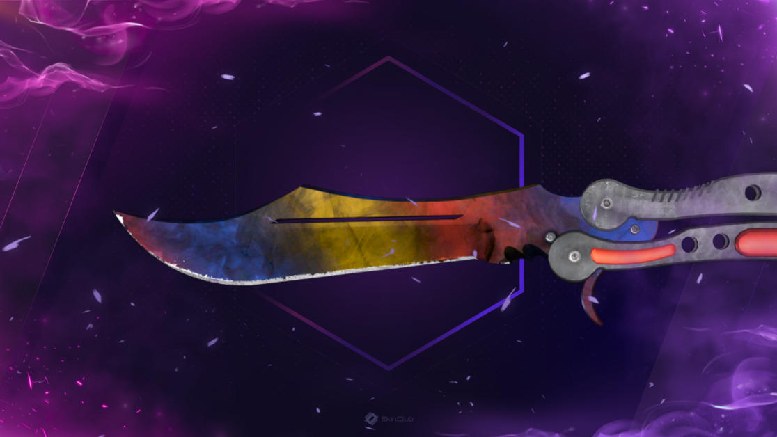Butterfly Knife Marble Fade Fire And Ice Butterfly Knife | Marble Fade | Factory New