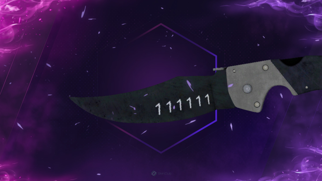 ★ StatTrak™ Falchion Knife | Blue Steel (Factory New)