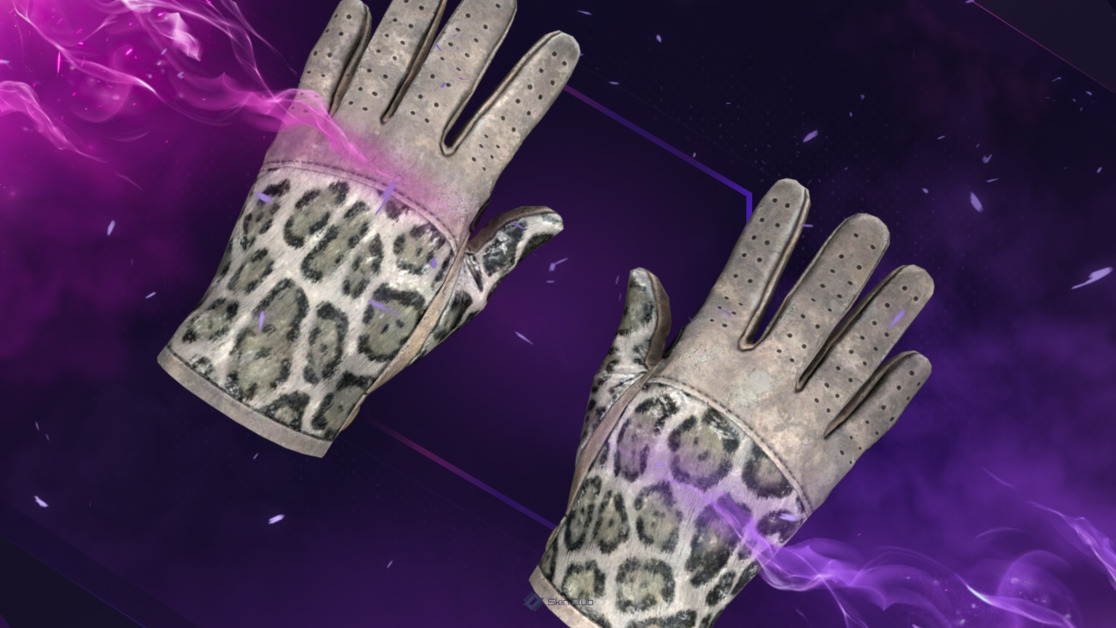 ★ Driver Gloves | Snow Leopard (Battle-Scarred)