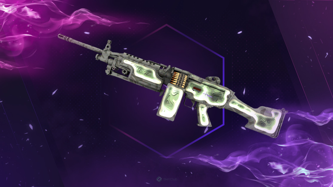 StatTrak™ M249 | Deep Relief (Factory New)