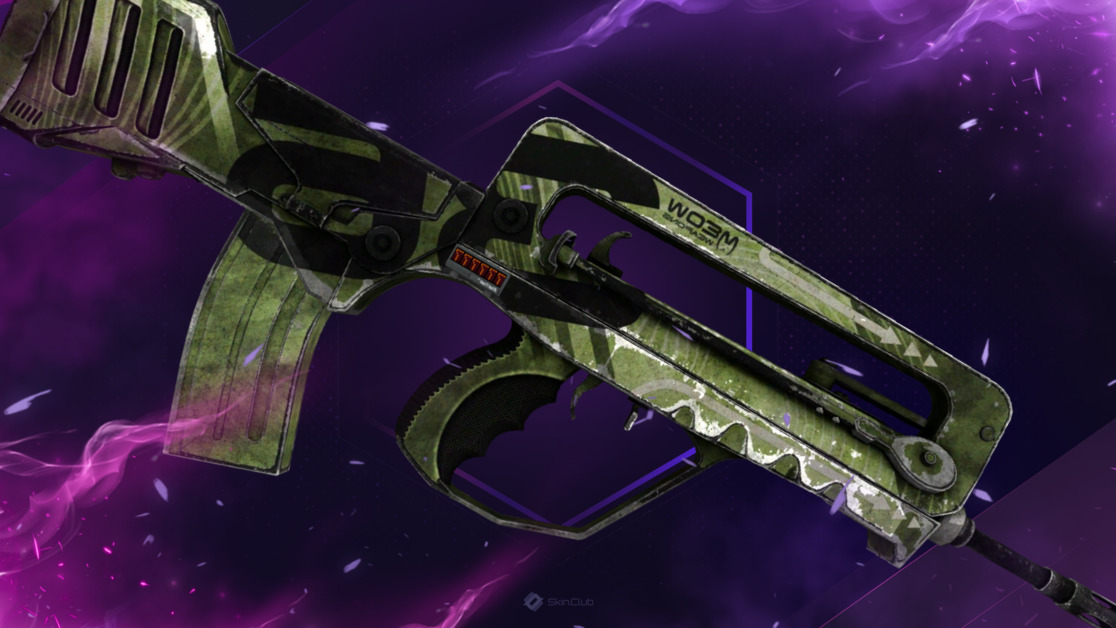 StatTrak™ FAMAS | Meow 36 (Battle-Scarred)