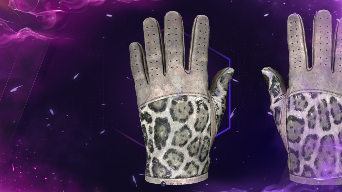 ★ Driver Gloves | Snow Leopard (Battle-Scarred)