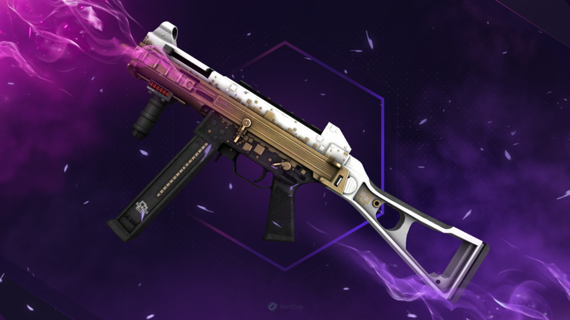 StatTrak™ UMP-45 | Gold Bismuth (Factory New)