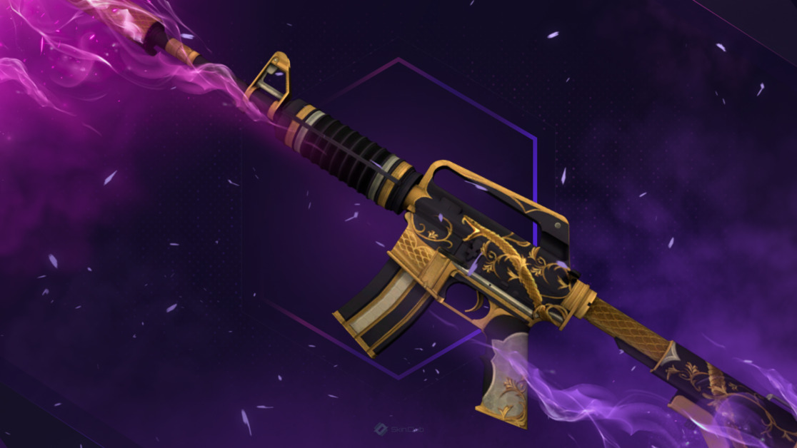 M4A1-S | Golden Coil (Minimal Wear)