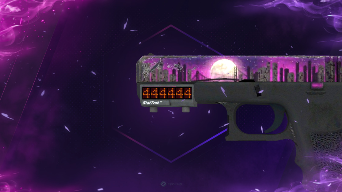 StatTrak™ Glock-18 | Moonrise (Battle-Scarred)
