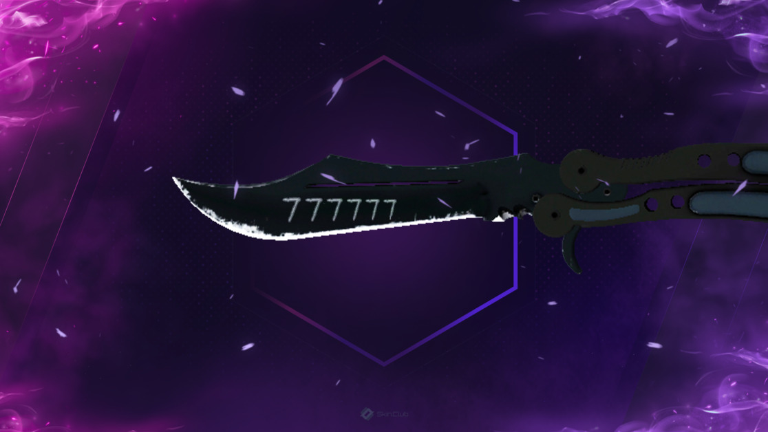 ★ StatTrak™ Butterfly Knife | Night (Field-Tested)