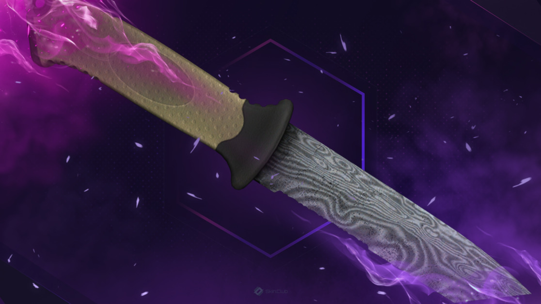 ★ Ursus Knife | Damascus Steel (Well-Worn)