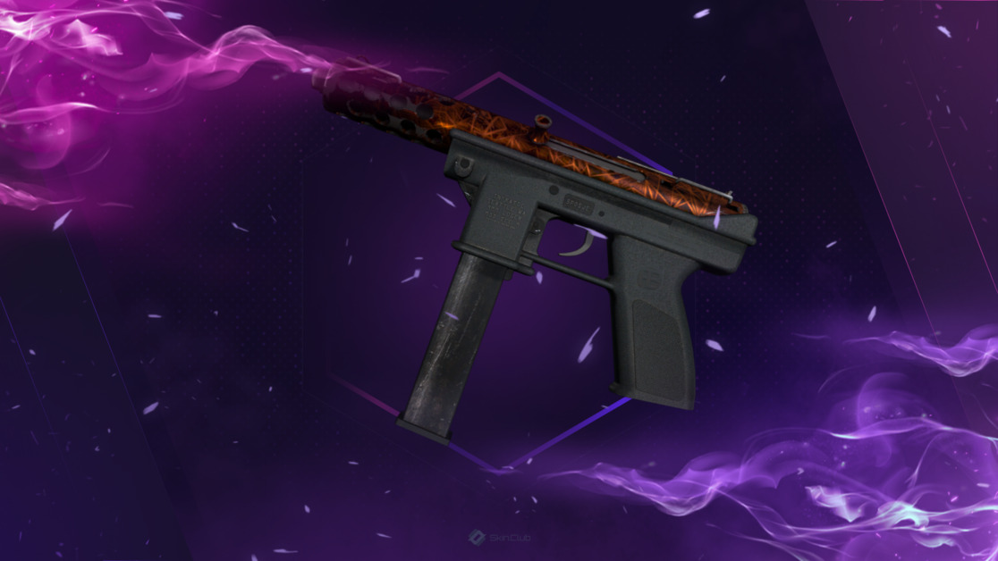 Tec-9 | Red Quartz (Field-Tested)
