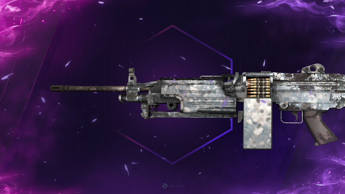 M249 | Blizzard Marbleized (Well-Worn)