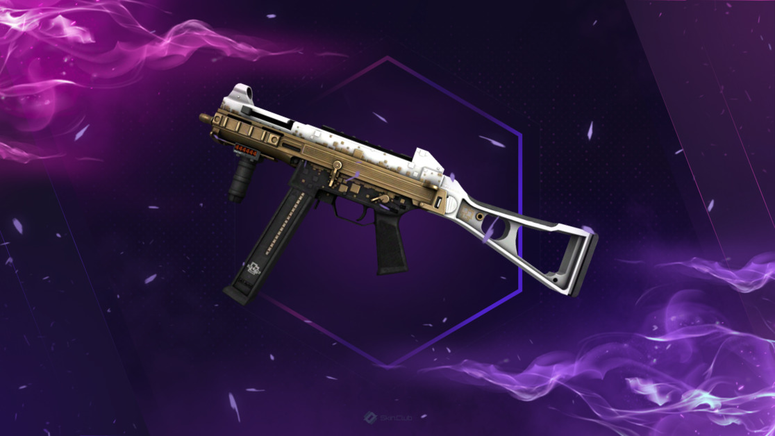 StatTrak™ UMP-45 | Gold Bismuth (Factory New)