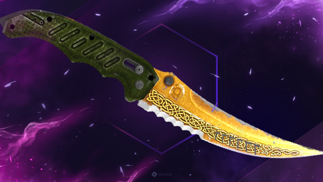 ★ StatTrak™ Flip Knife | Lore (Well-Worn)