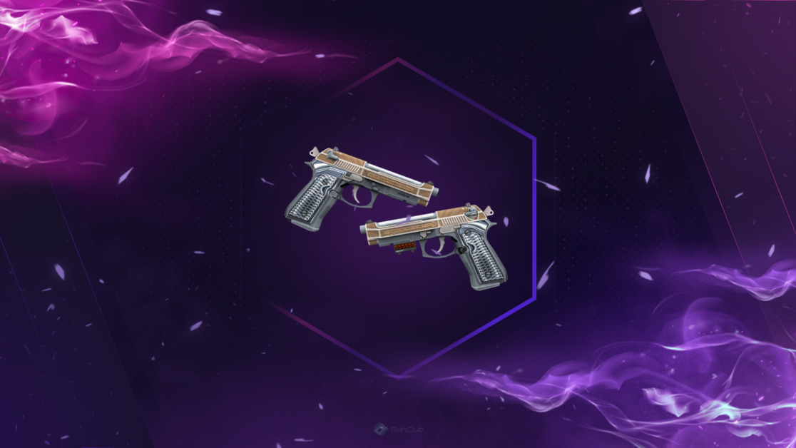 StatTrak™ Dual Berettas | Tread (Factory New)