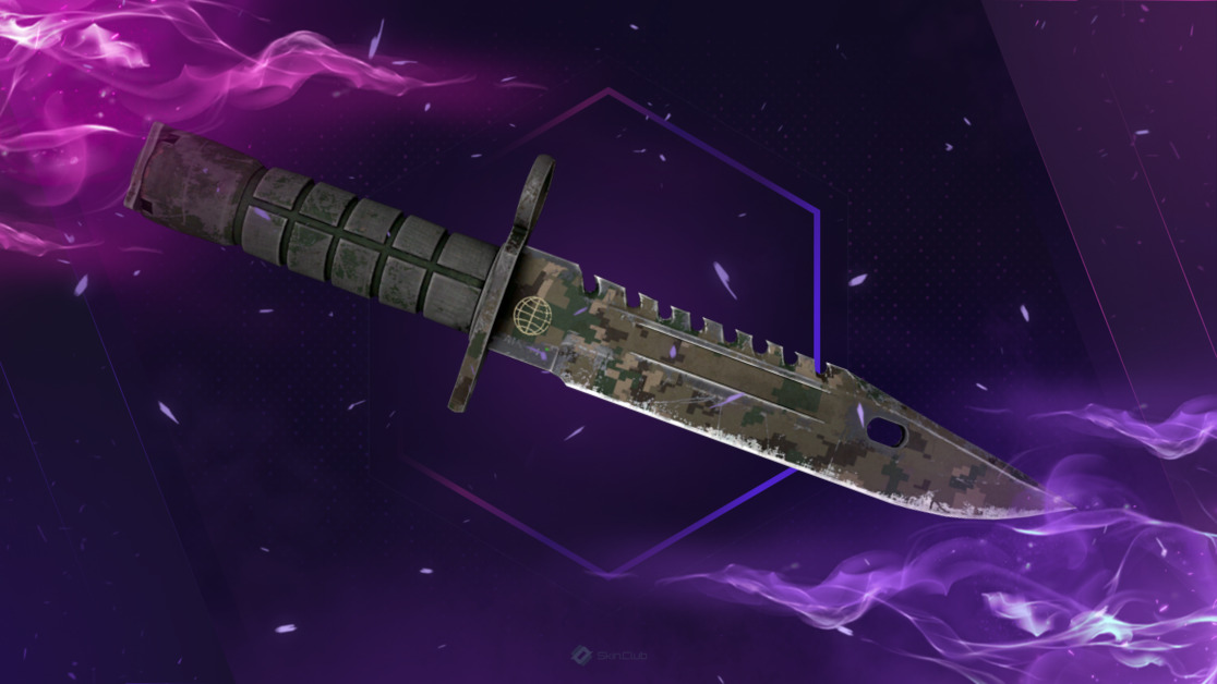 ★ M9 Bayonet | Forest DDPAT (Well-Worn)