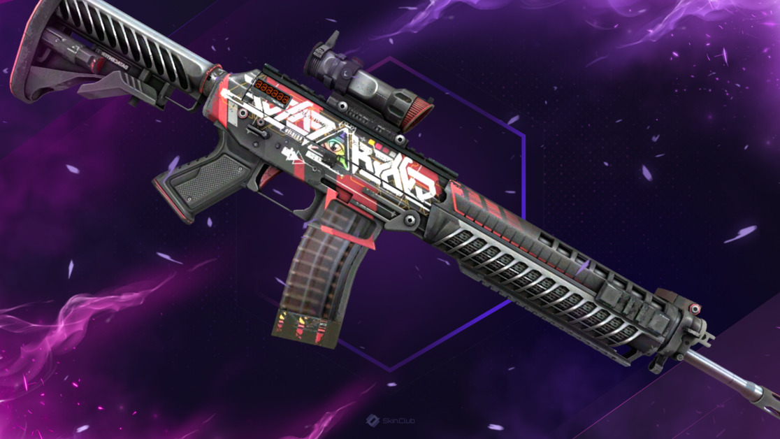 StatTrak™ SG 553 | Cyberforce (Well-Worn)