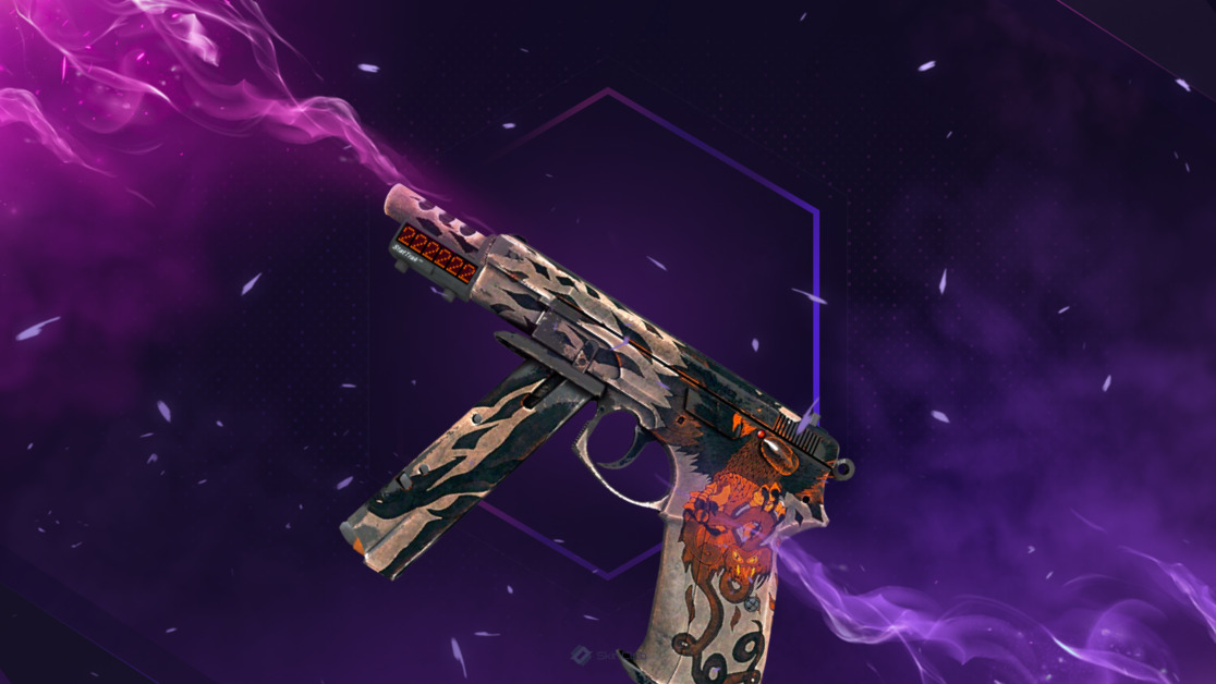 CZ75-Auto | Circaetus | Well-Worn | StatTrak