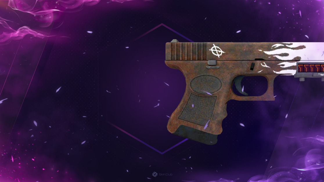 StatTrak™ Glock-18 | Oxide Blaze (Minimal Wear)