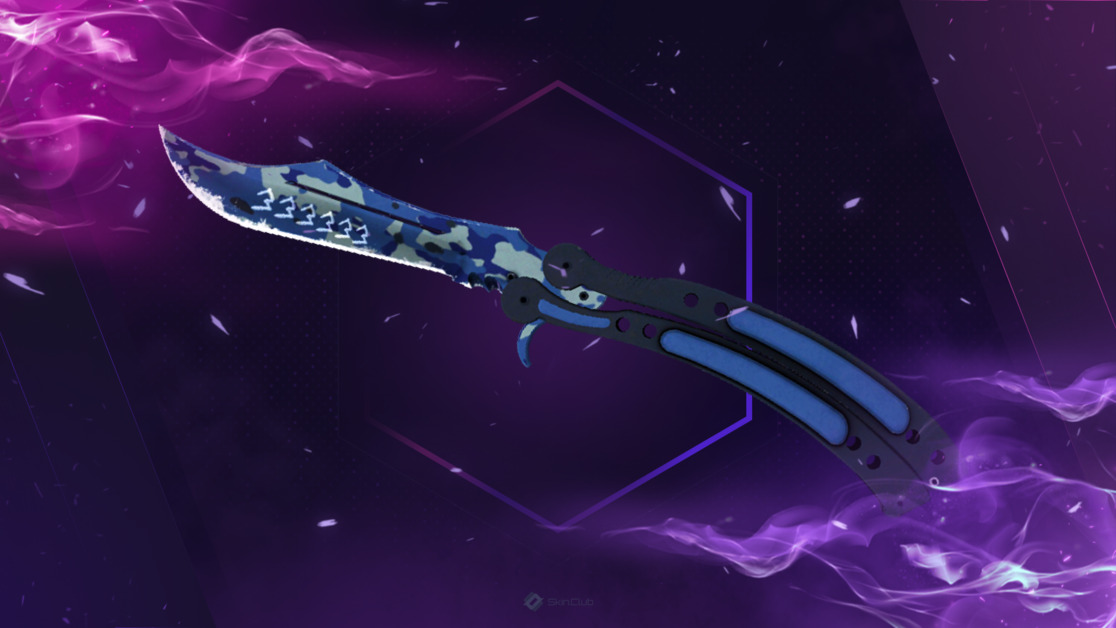 ★ StatTrak™ Butterfly Knife | Bright Water (Field-Tested)