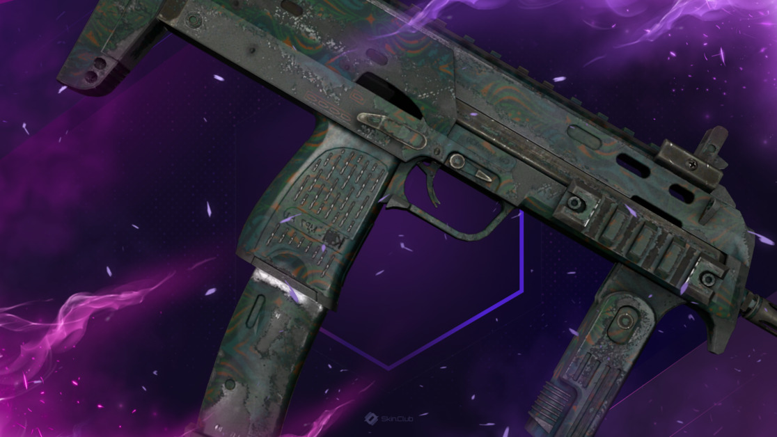 MP7 | Teal Blossom (Well-Worn)