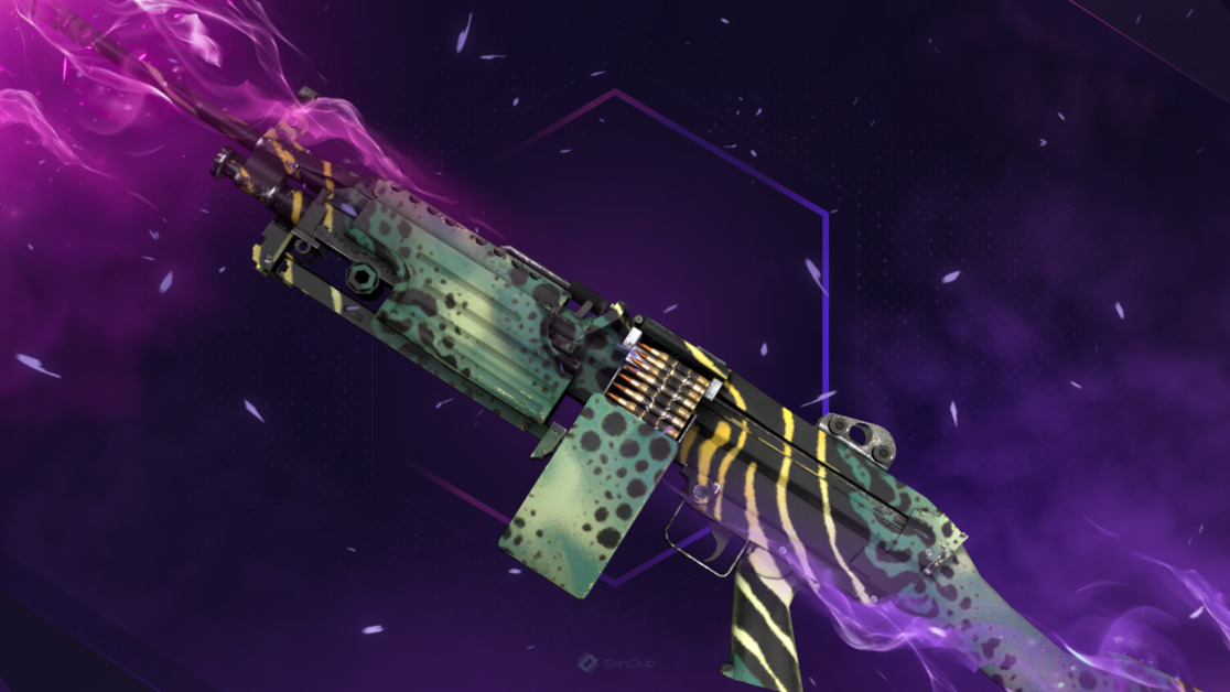 M249 | Emerald Poison Dart (Minimal Wear)