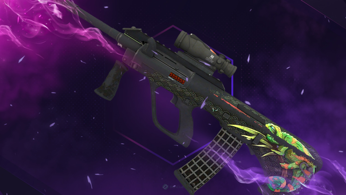 StatTrak™ AUG | Chameleon (Battle-Scarred)