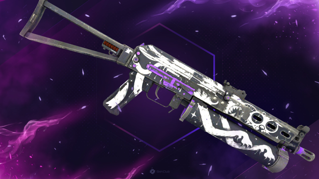 StatTrak™ PP-Bizon | Space Cat (Well-Worn)