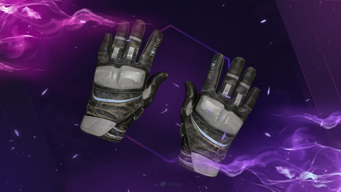 ★ Moto Gloves | Smoke Out (Battle-Scarred)