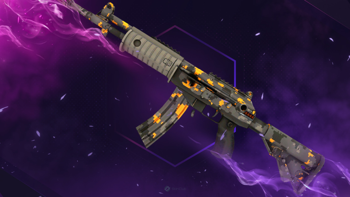 StatTrak™ Galil AR | Orange DDPAT (Factory New)