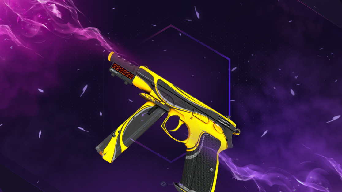 StatTrak™ CZ75-Auto | Yellow Jacket (Field-Tested)