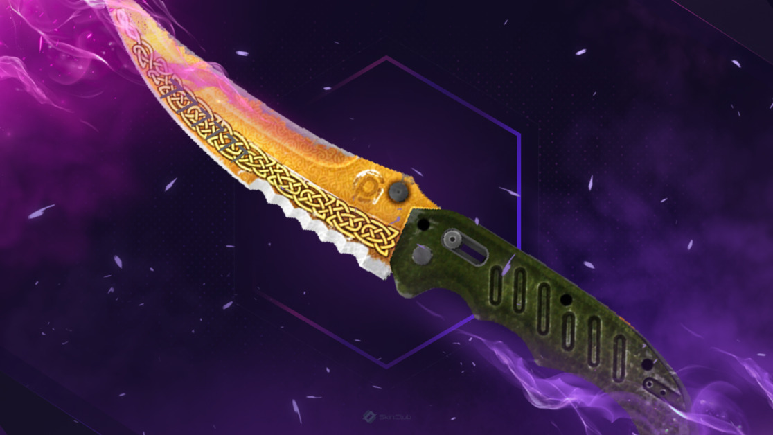 ★ StatTrak™ Flip Knife | Lore (Well-Worn)