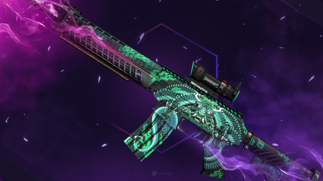 SG 553 | Dragon Tech (Minimal Wear)