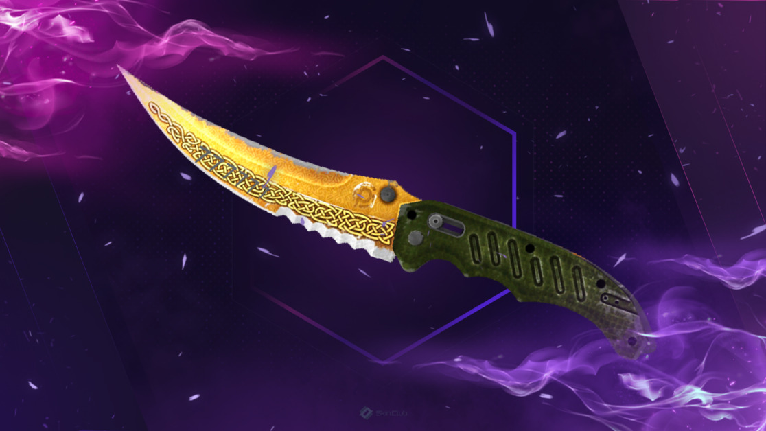 ★ StatTrak™ Flip Knife | Lore (Well-Worn)