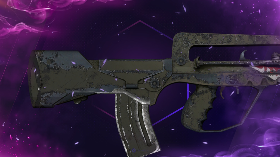 FAMAS | Spitfire (Battle-Scarred)