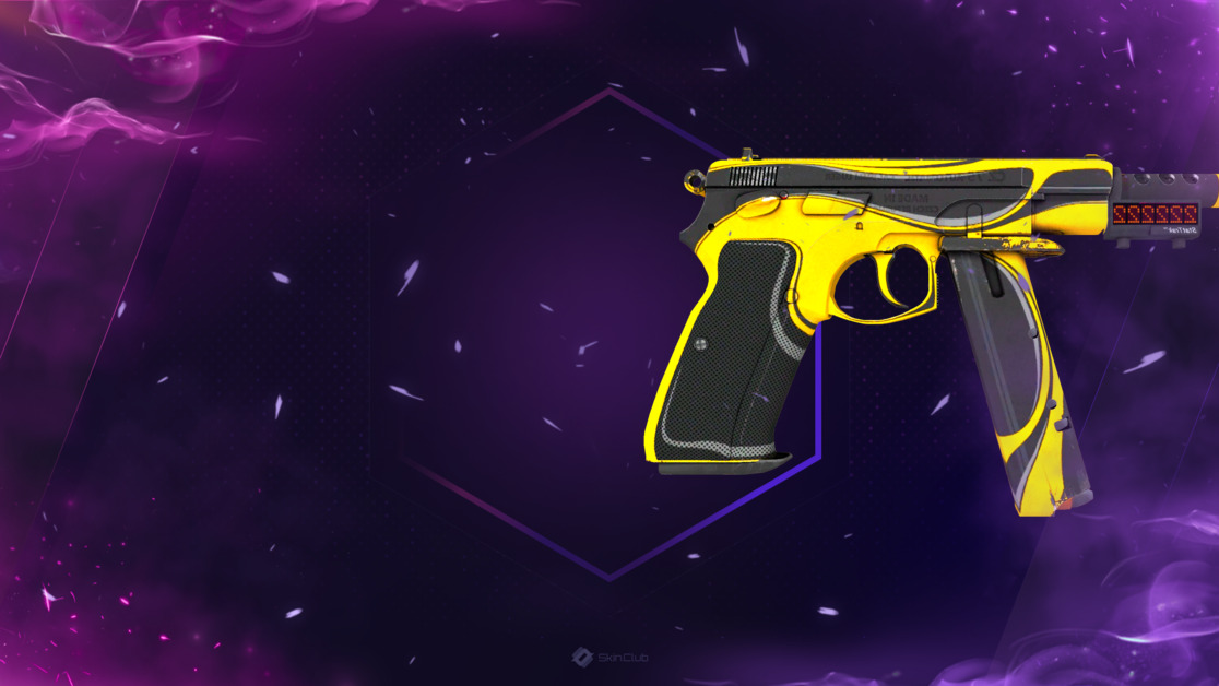 StatTrak™ CZ75-Auto | Yellow Jacket (Field-Tested)