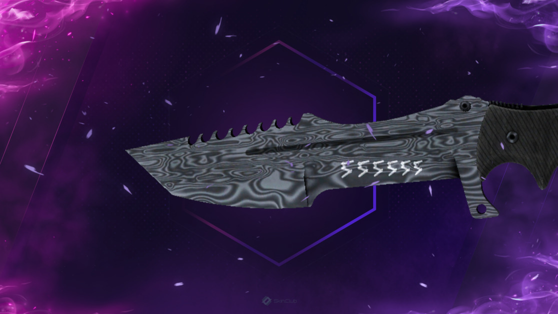 ★ StatTrak™ Huntsman Knife | Damascus Steel (Factory New)
