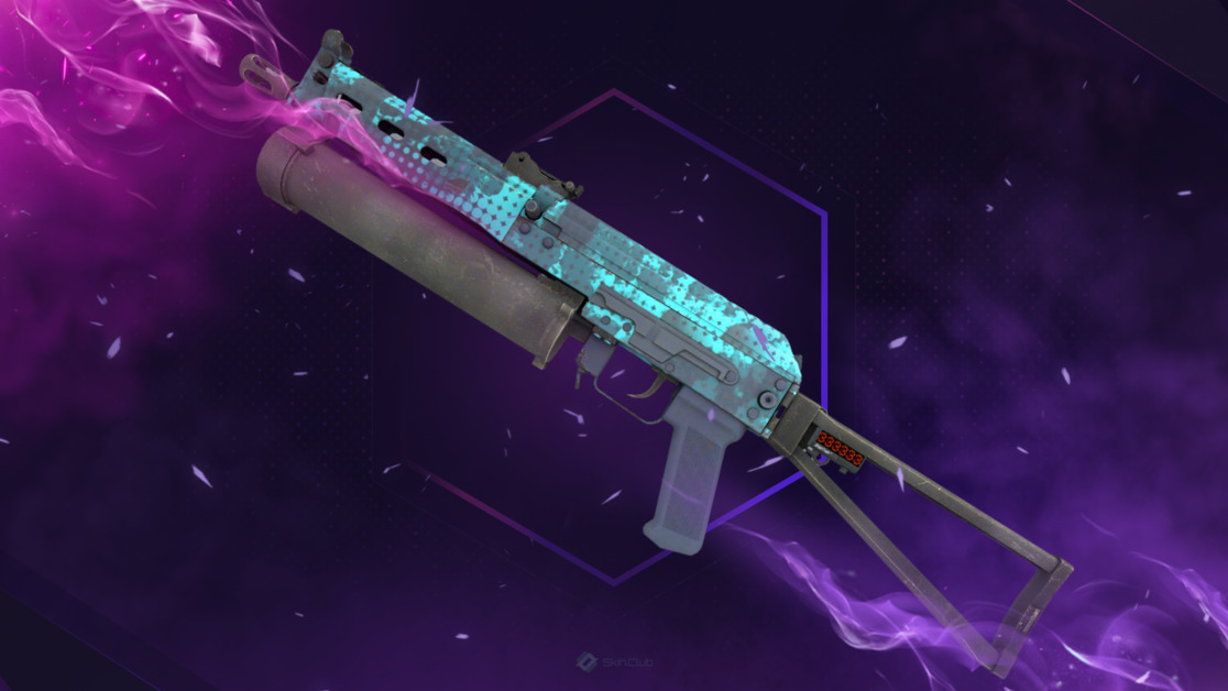 StatTrak™ PP-Bizon | Cobalt Halftone (Field-Tested)