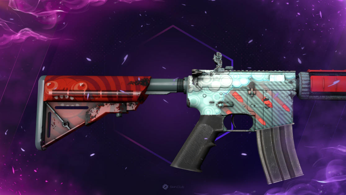 M4A4 | Bullet Rain (Minimal Wear)