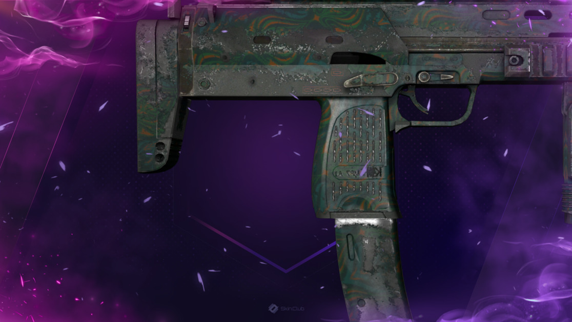 MP7 | Teal Blossom (Well-Worn)