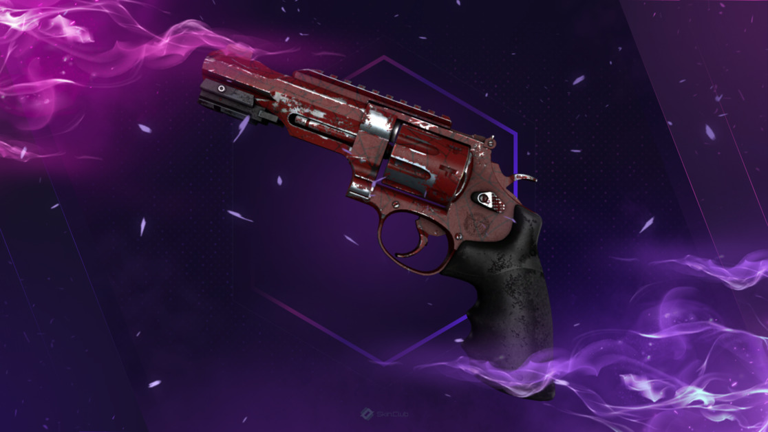 R8 Revolver | Crimson Web (Well-Worn)