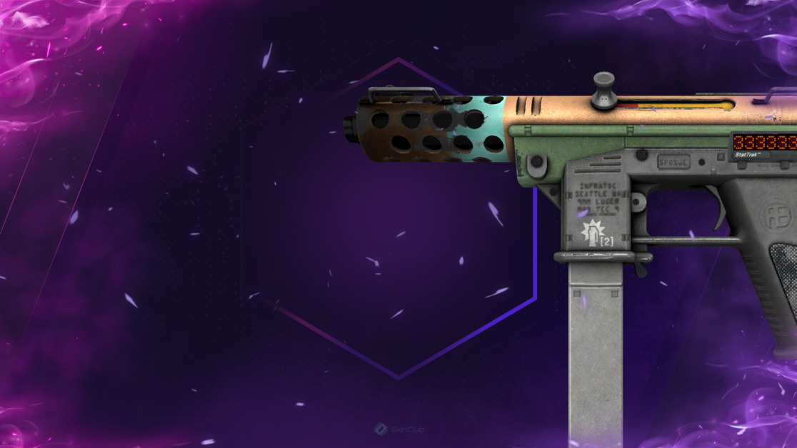 StatTrak™ Tec-9 | Flash Out (Well-Worn)