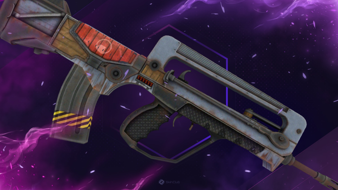 FAMAS | Decommissioned | Well-Worn | StatTrak