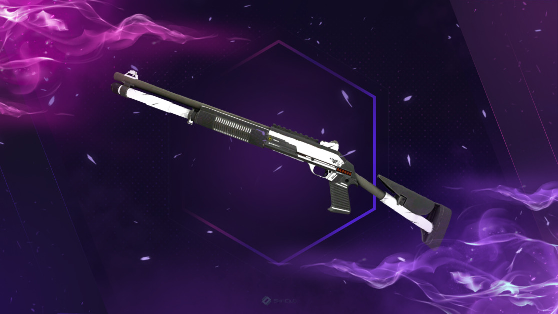 StatTrak™ XM1014 | Black Tie (Well-Worn)
