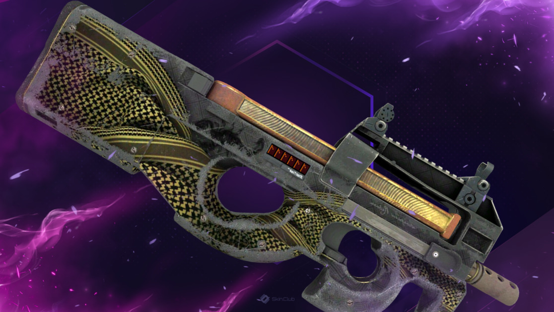 StatTrak™ P90 | Desert Warfare (Well-Worn)