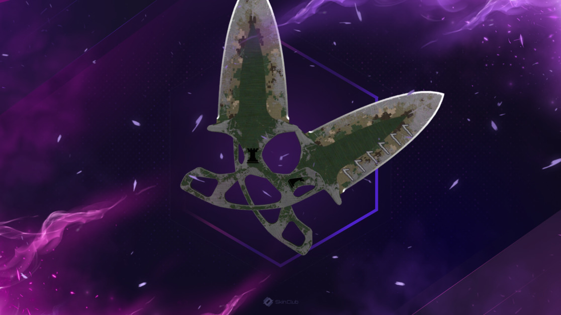 ★ StatTrak™ Shadow Daggers | Forest DDPAT (Battle-Scarred)