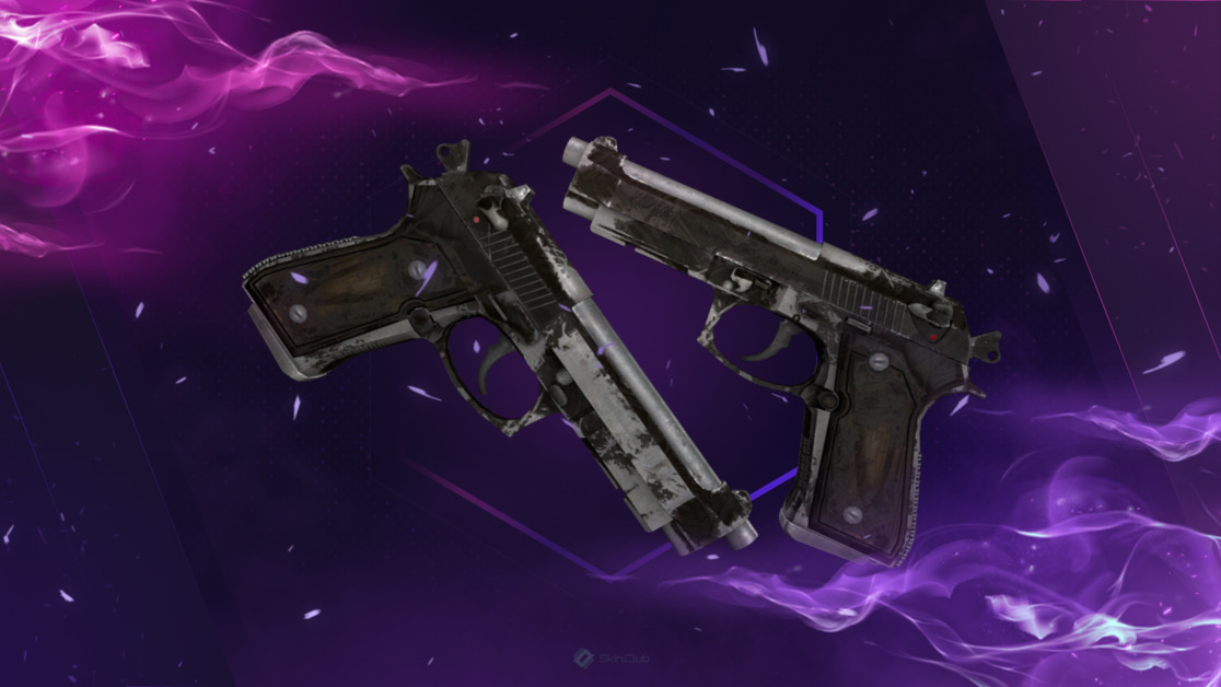 Dual Berettas | Oil Change (Battle-Scarred)