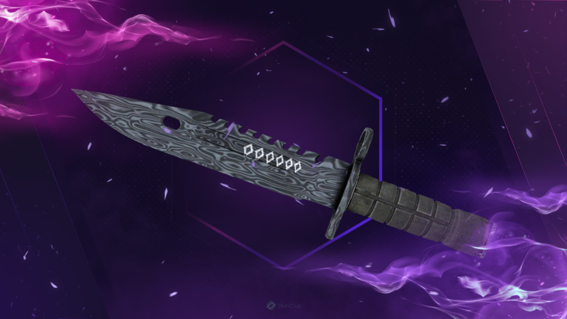 ★ StatTrak™ M9 Bayonet | Damascus Steel (Minimal Wear)